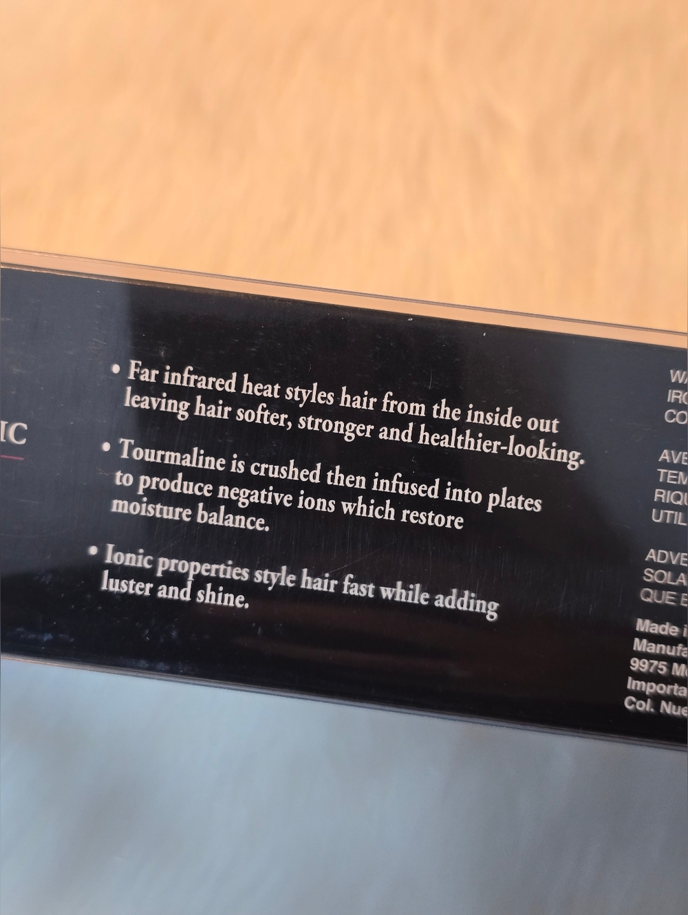 Tool Science Mini Styler Flat Hair Iron Straightener with long plates Unisex NIB - Picture 8 of 11